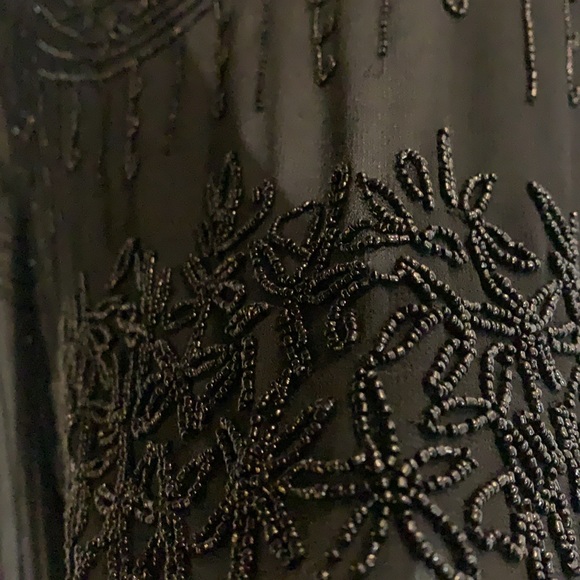 Black shear beaded jacket - Picture 3 of 5